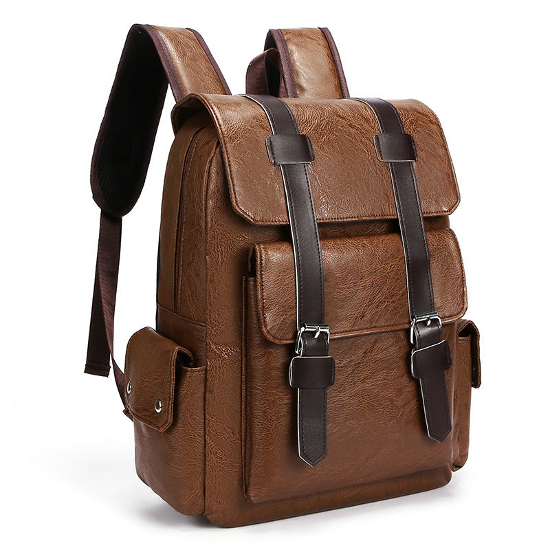 Vintage Leder Rucksack Karnz