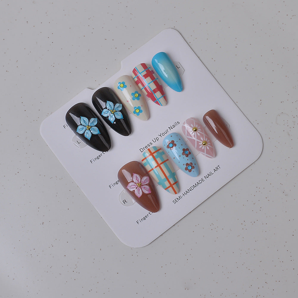 Elegante Künstliche Drucknagelkollektion Karnz