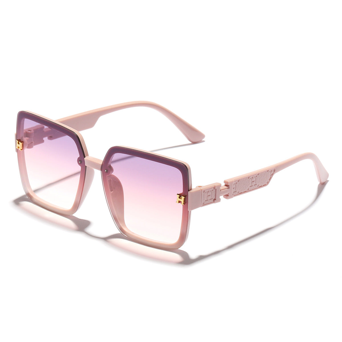 Damen oversized modische Sonnenbrille mit elegantem Farbverlauf Karnz