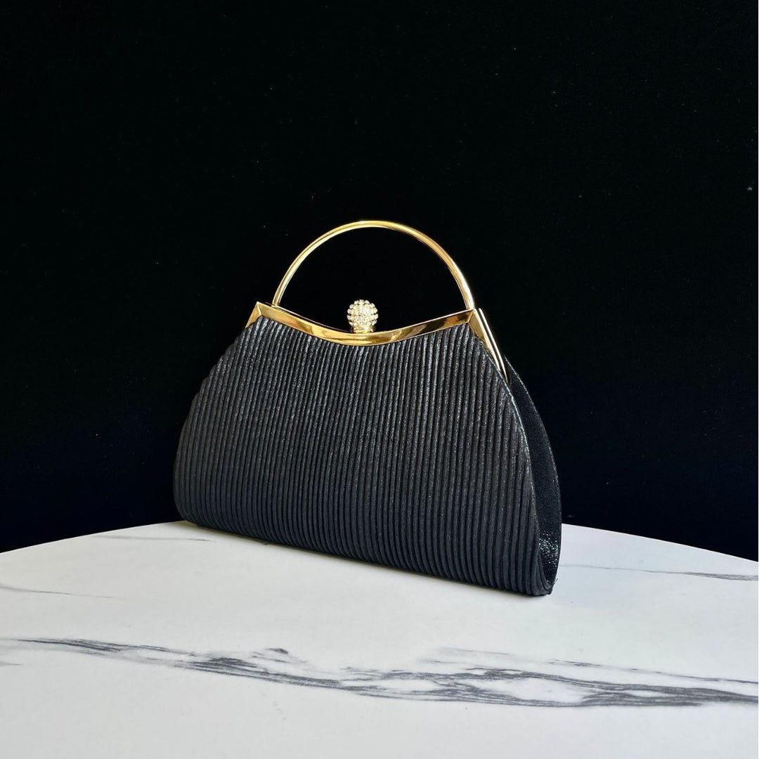 Texturiertes Vintage Handheld Abendtasche