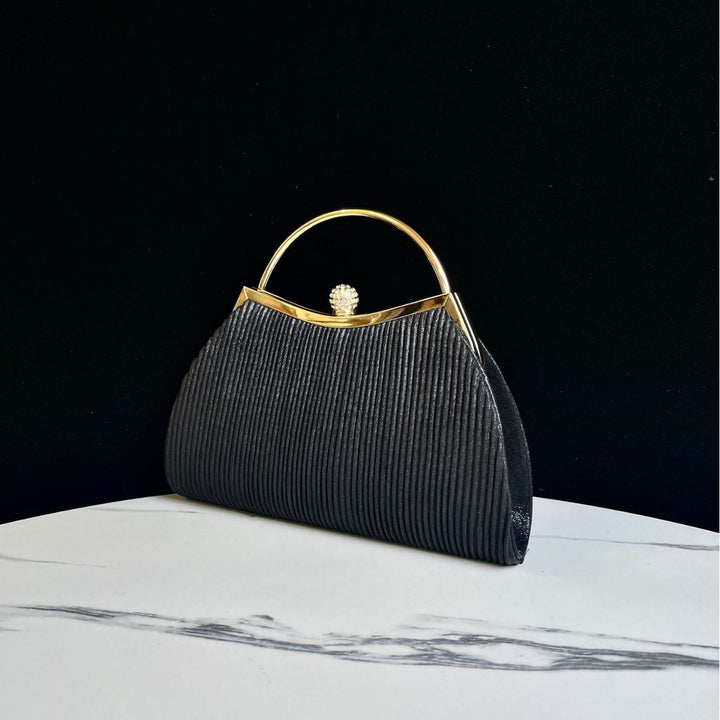 Texturiertes Vintage Handheld Abendtasche