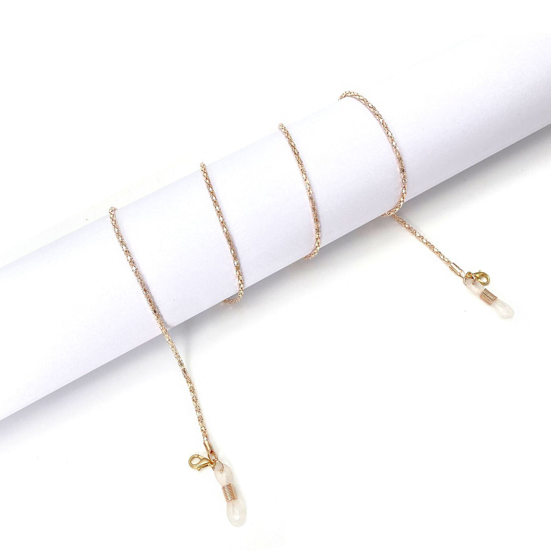 Minimalistische Kette Fußkettchen mit Kristall-Detail Karnz