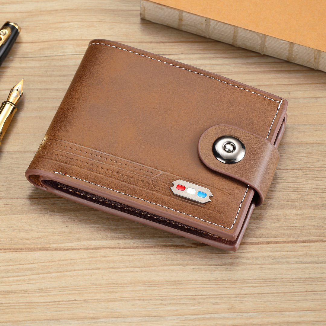 Premium Leder Bi-Fold Geldbörse