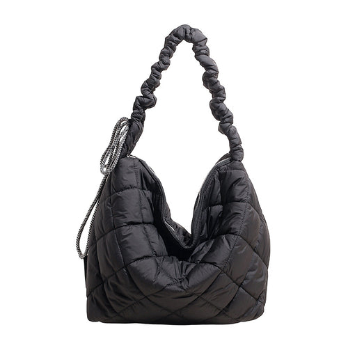 Gepolsterte Puffer Schultertasche