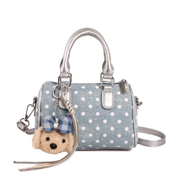 Verspielte Polka-Dot Mini-Handtasche Karnz