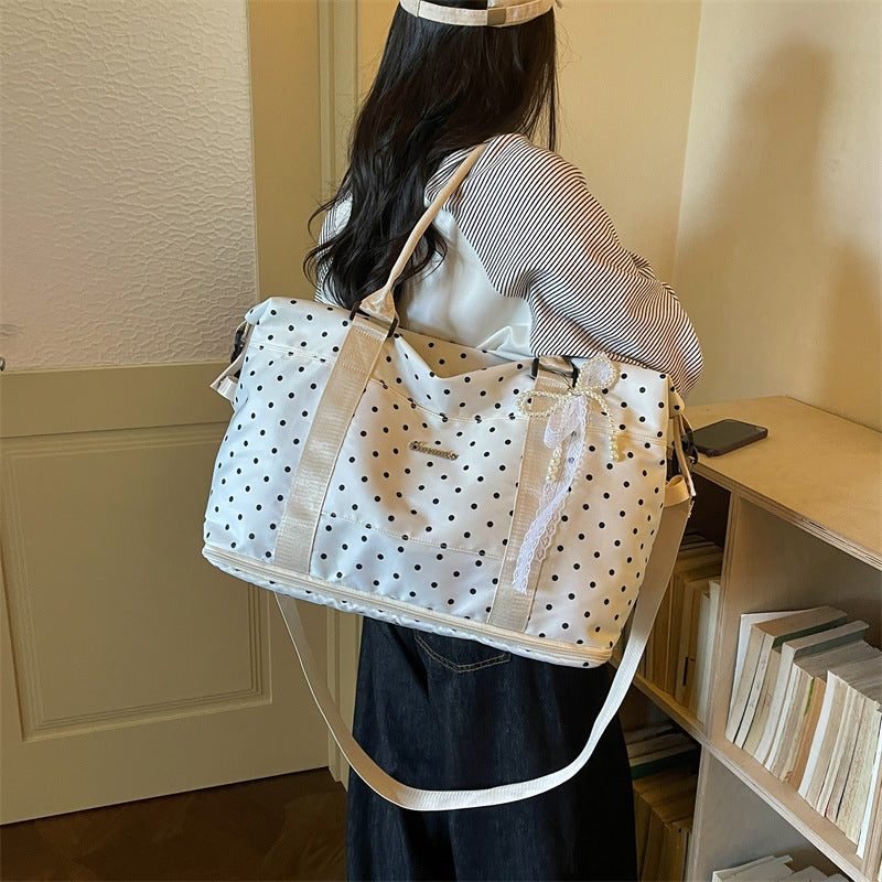 Chic Polka Dot Wochenend-Tasche Karnz