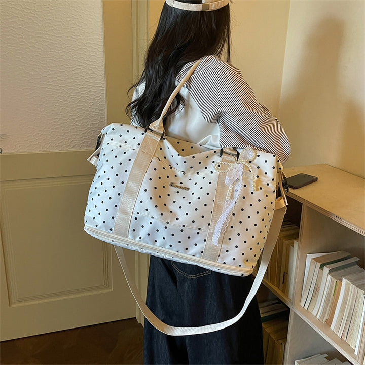 Chic Polka Dot Wochenend-Tasche Karnz