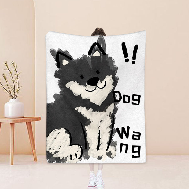 Cartoon-Stil Fleece-Decke