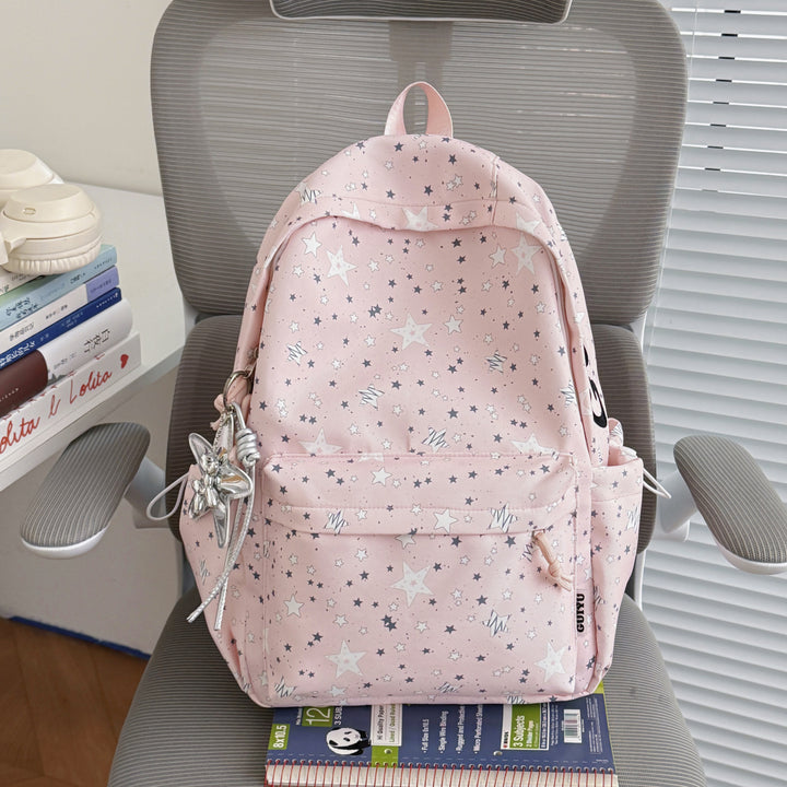 Stylischer Rucksack mit Sternmuster