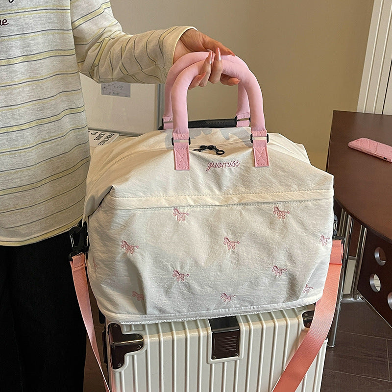 Stylische bedruckte Reisetasche