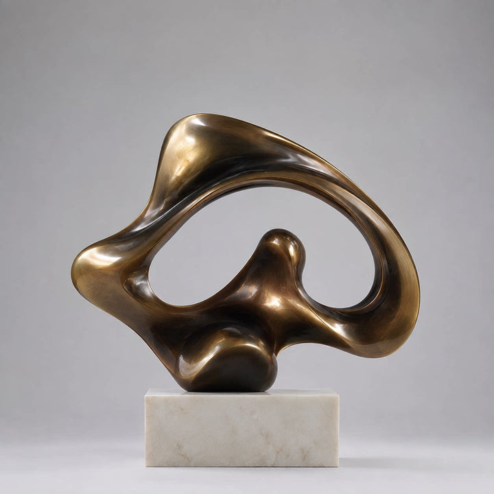 Moderne abstrakte dekorative Skulptur