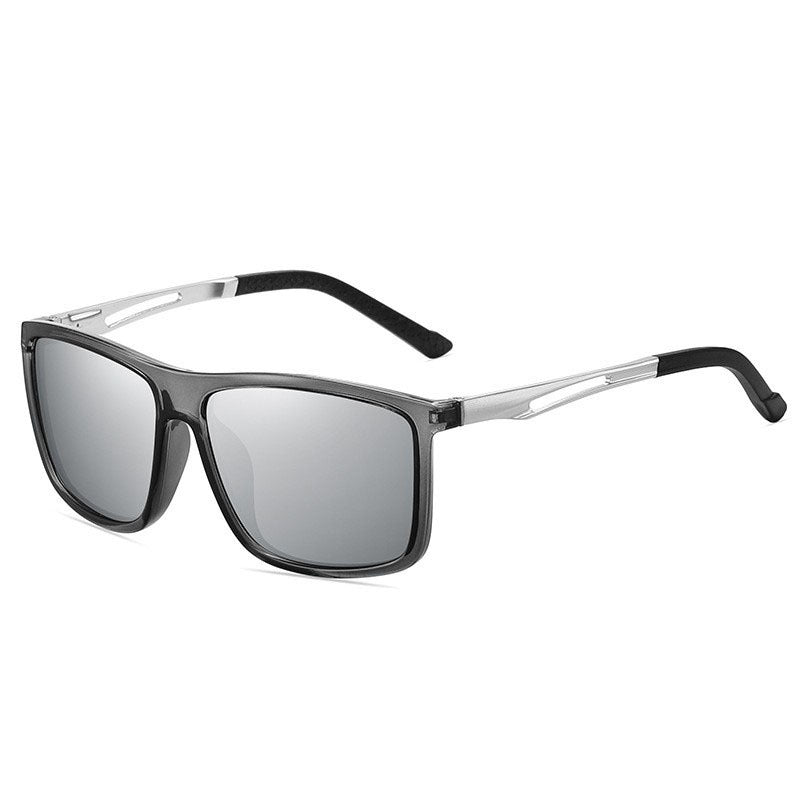 Herren Sportliche Sonnenbrille mit rutschfesten Bügeln und UV-Schutz Karnz
