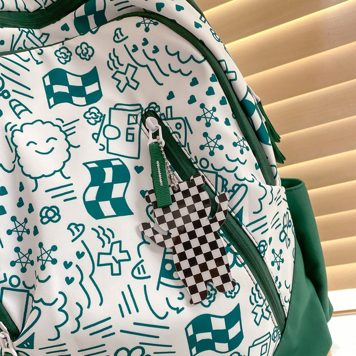 Spaß Bedruckter Grafik Schulrucksack Karnz
