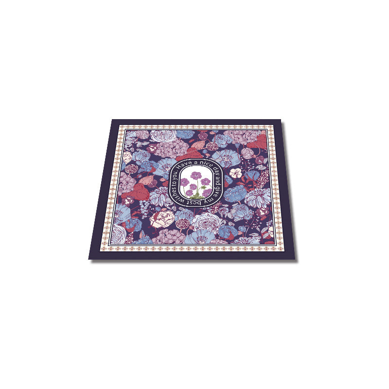 Vintage Floral Decorative Laundry Mat Karnz