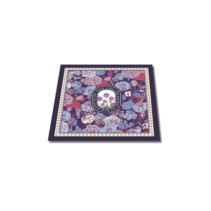 Vintage Floral Decorative Laundry Mat Karnz