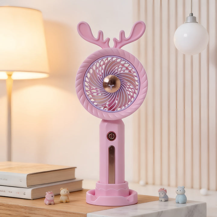 Damen Tragbarer Handventilator mit innovativer Windtechnik und USB-Ladefunktion Karnz