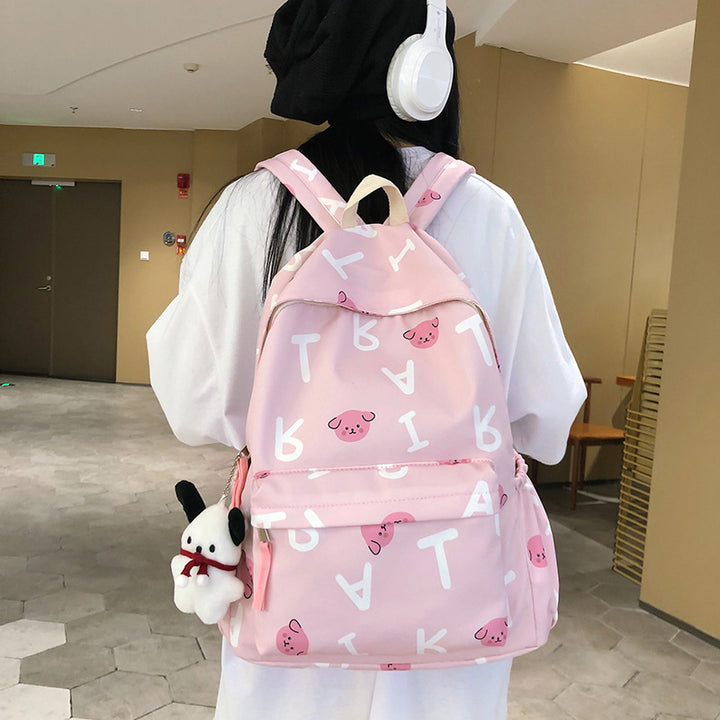 Bunte Grafik-Schulrucksack Karnz