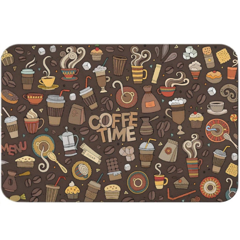 Kaffee-Thema Küchenmatte