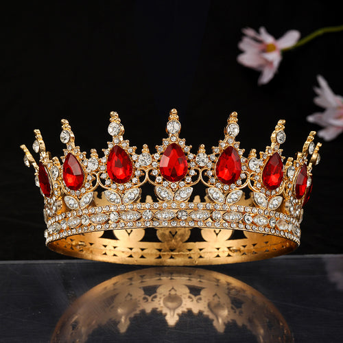 Damen Krone mit eleganten Edelsteinen Karnz