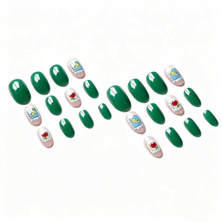 Verspielt Stamp-Inspirierte Nagelkunst Set