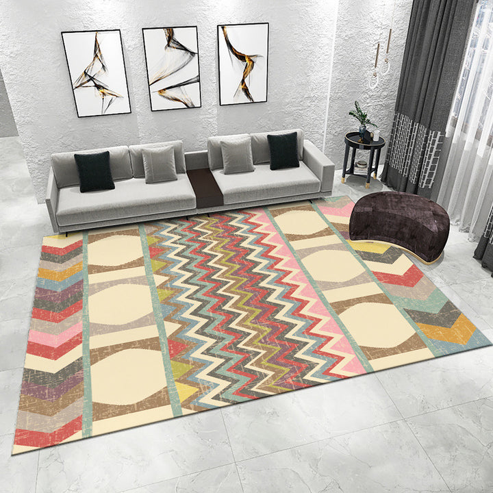 Geometrisch gemusterter Teppich 1786779209
