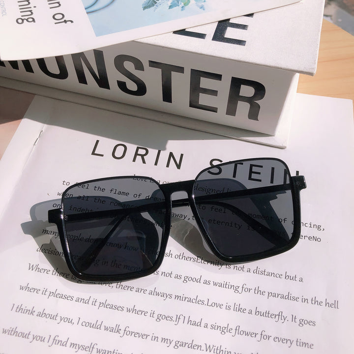 Oversized geometrische Rahmen Sonnenbrille Karnz