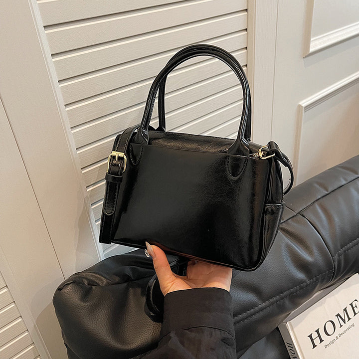Luxuriöse Strukturierte Leder-Handtasche Karnz