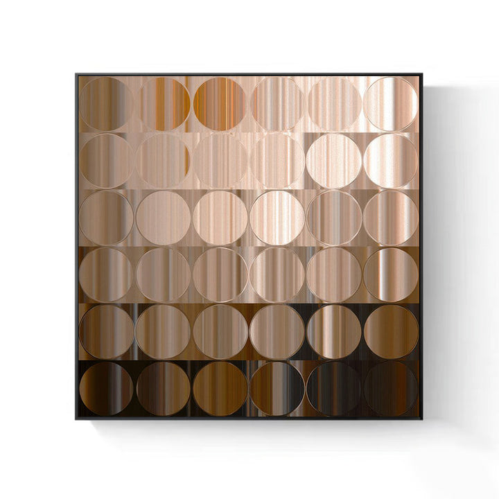 Moderne geometrische Leinwandkunst Wanddekoration