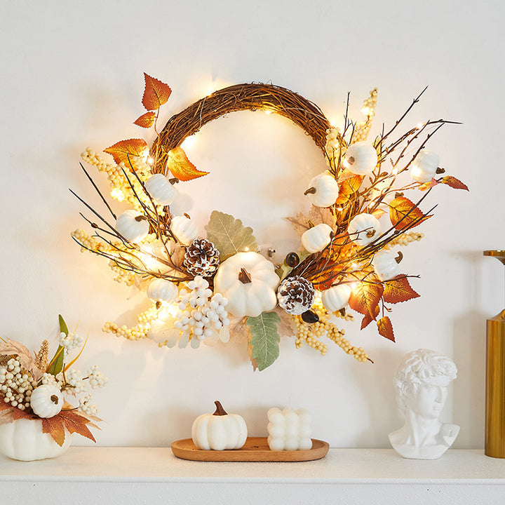 Herbst-inspirierter Blumenkranz