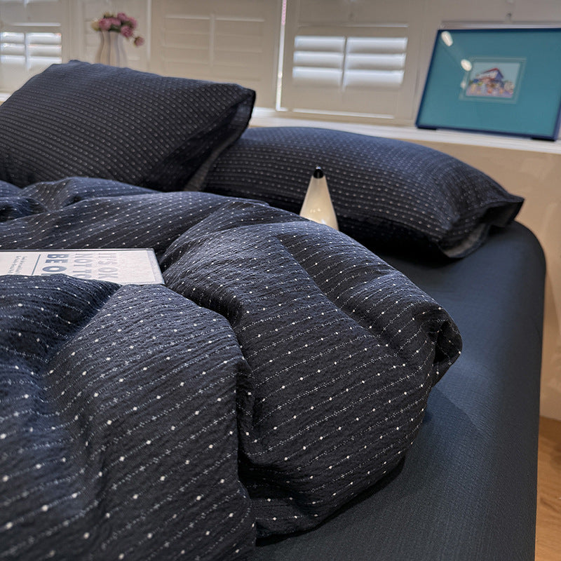 Premium Weiches Gestreiftes Quilt Set