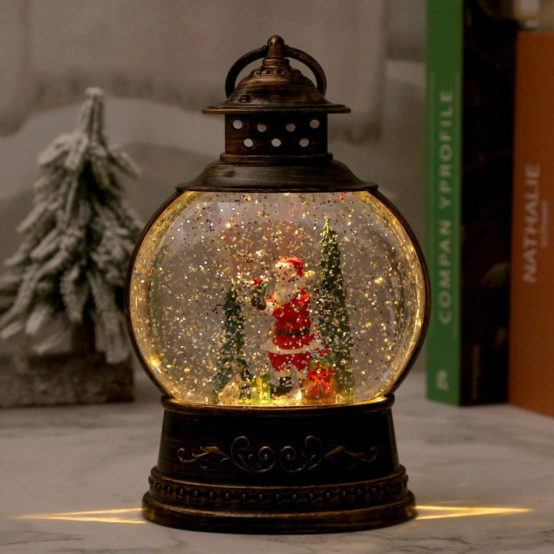 LED Schneekugel-Laterne Karnz