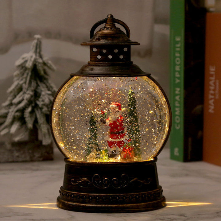 LED Schneekugel-Laterne Karnz