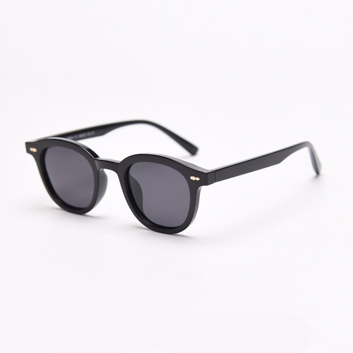 Modische Sonnenbrille mit Runden Gläsern und Stylischem Rahmen Karnz