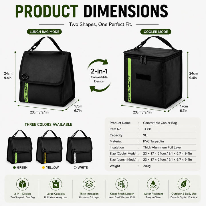 Isolierte Lunchbox-Organizer Karnz