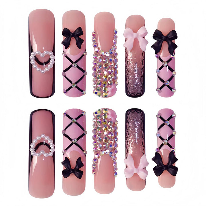 Glamouröse Statement Nagelkunst Extensions Karnz