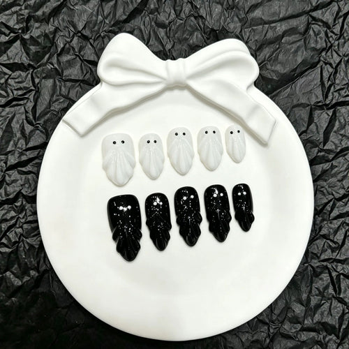 Verspieltes Geister-Themen Press-On Nagelset