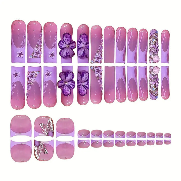 Premium Floral Nail Art Set Karnz