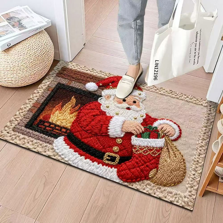Festlicher, weihnachts thematischer dekorativer Fußmatte Karnz