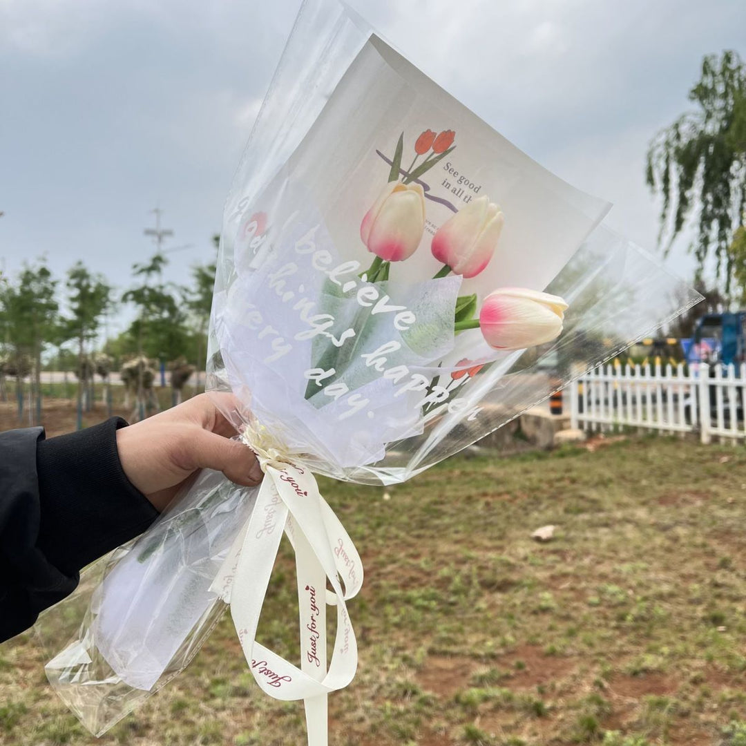 Dekoratives künstliches Tulpenbouquet