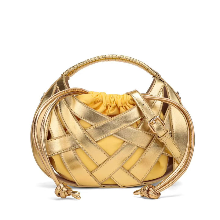 Chic Woven Handle Handtasche Karnz