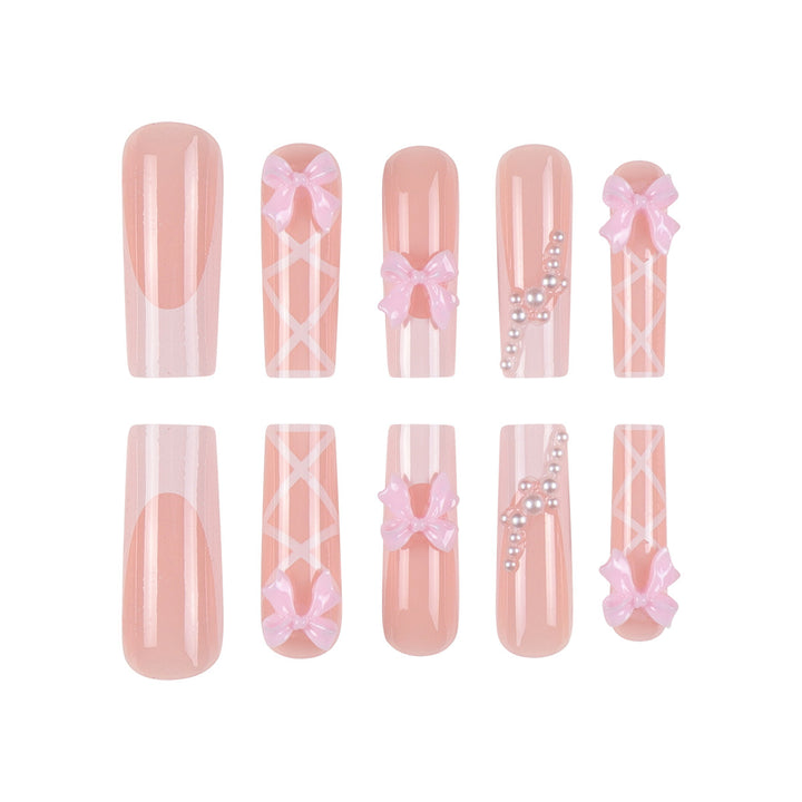 Dekorative Press-On Nagelstile Karnz