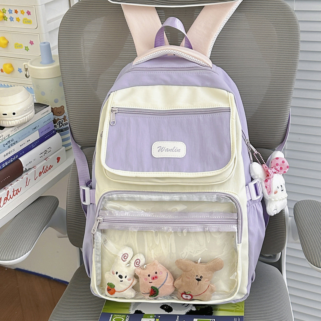 Multi-Taschen Transparenter Rucksack Karnz