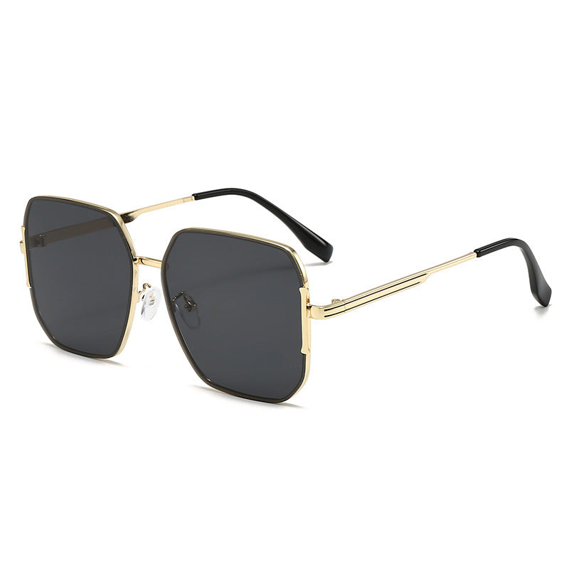 Elegante Übergroße Schild Sonnenbrille
