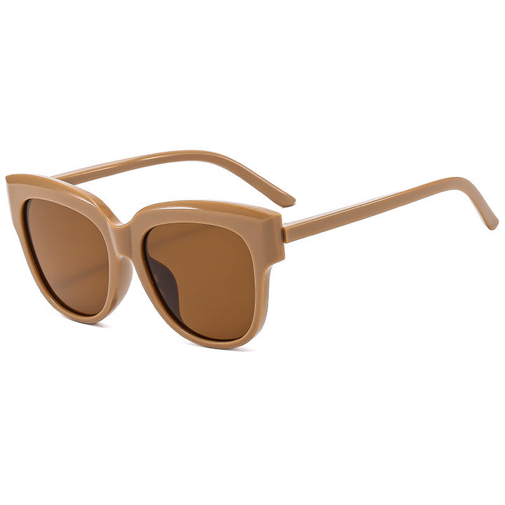 Damen Modische Cat-Eye Sonnenbrille mit trendigem Kunststoffrahmen Karnz