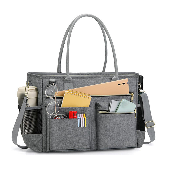 Multifunktionale Handtasche mit Strukturiertem Innenfächersystem Karnz