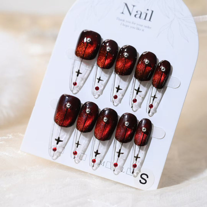 Künstlerische Stiletto-Nagelerweiterungen