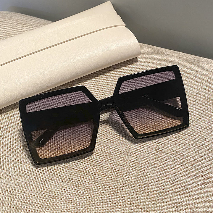 Damen quadratische Sonnenbrille mit robustem Rahmen und stylischem Design Karnz