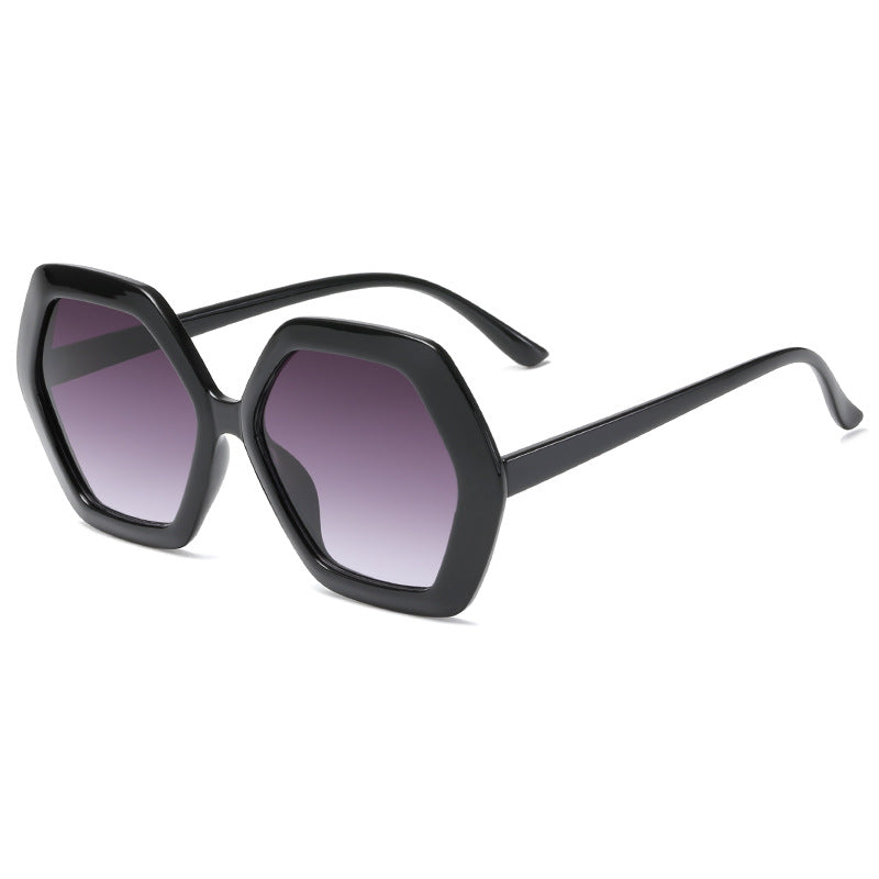 Damen geometrische Sonnenbrille mit modernem Design Karnz