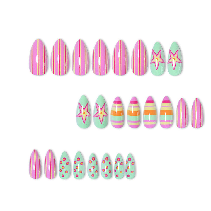 Themen Vibrant Press-On Nagelkunst Karnz