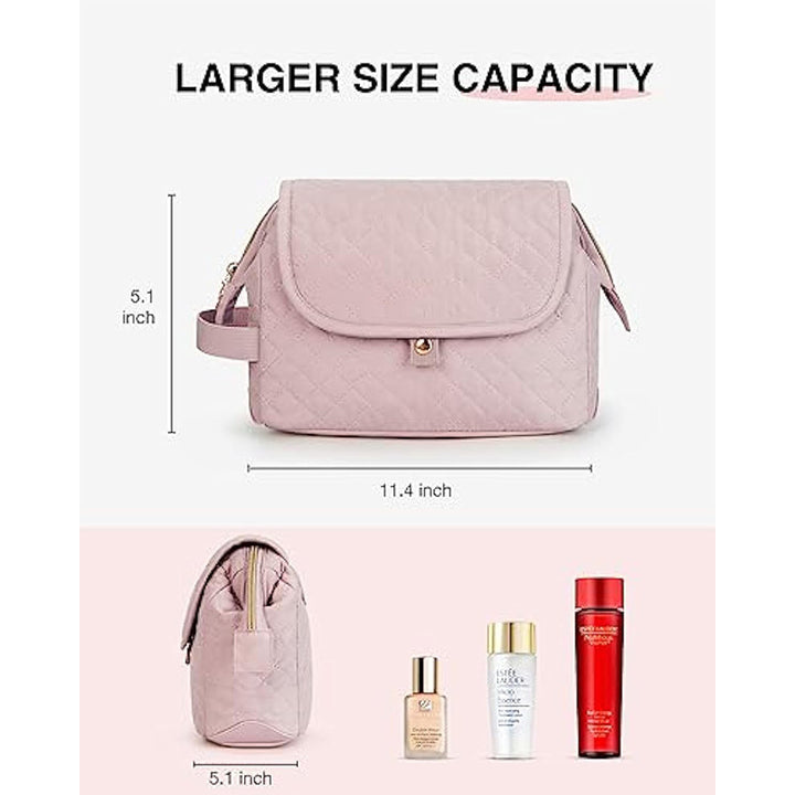 Elegante Kosmetik-Organizer Tasche mit Eingesetztem Fächersystem Karnz
